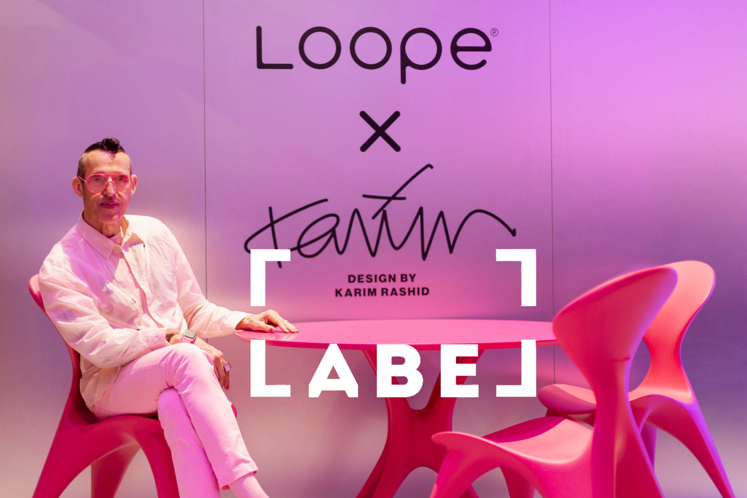 A closed-loop design and sensual minimalism in furniture by LOOPE x Karim Rashid